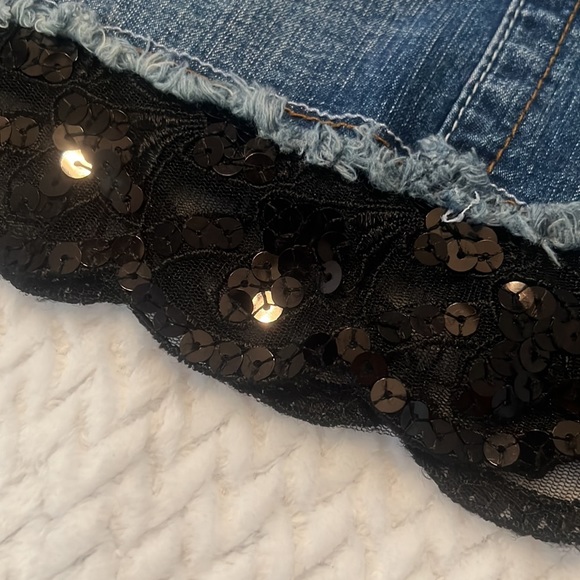 Blue Jean Mini Skirt - Picture 4 of 4